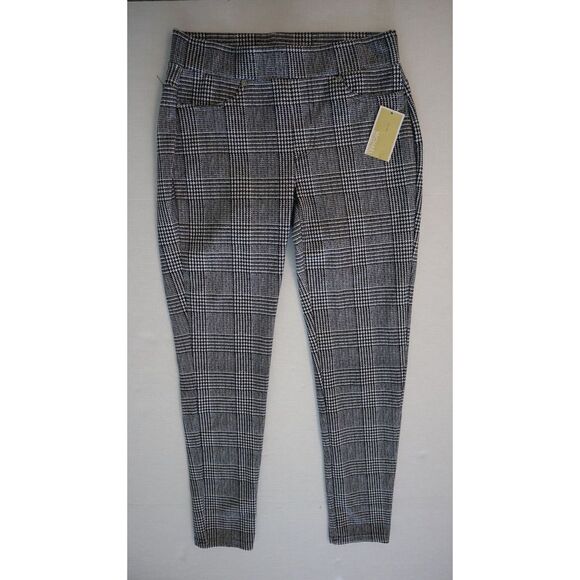 MICHAEL Michael Kors Women's Sz S Black/White Houndstooth Pull-On Leggings $74 - Picture 1 of 9